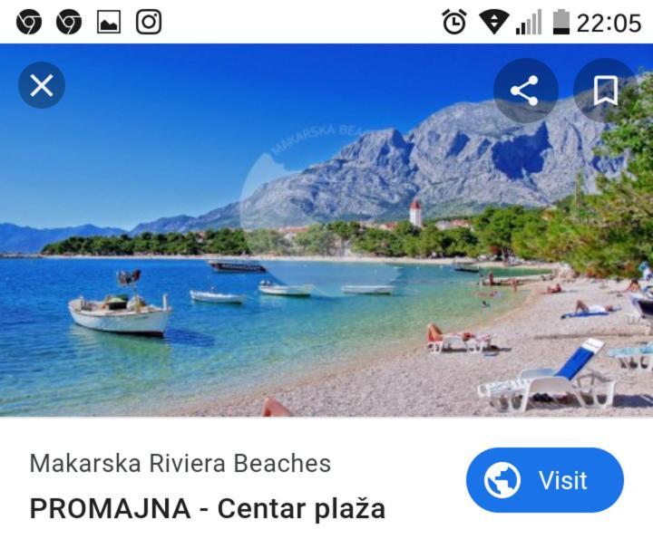 Top Studio 9 Makarska Rivijera Promajna Exterior foto